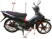ΑΥΤΟΚΟΛΛΗΤΑ ΓΙΑ ΜΑΥΡΟ SPRINTER 125-RS